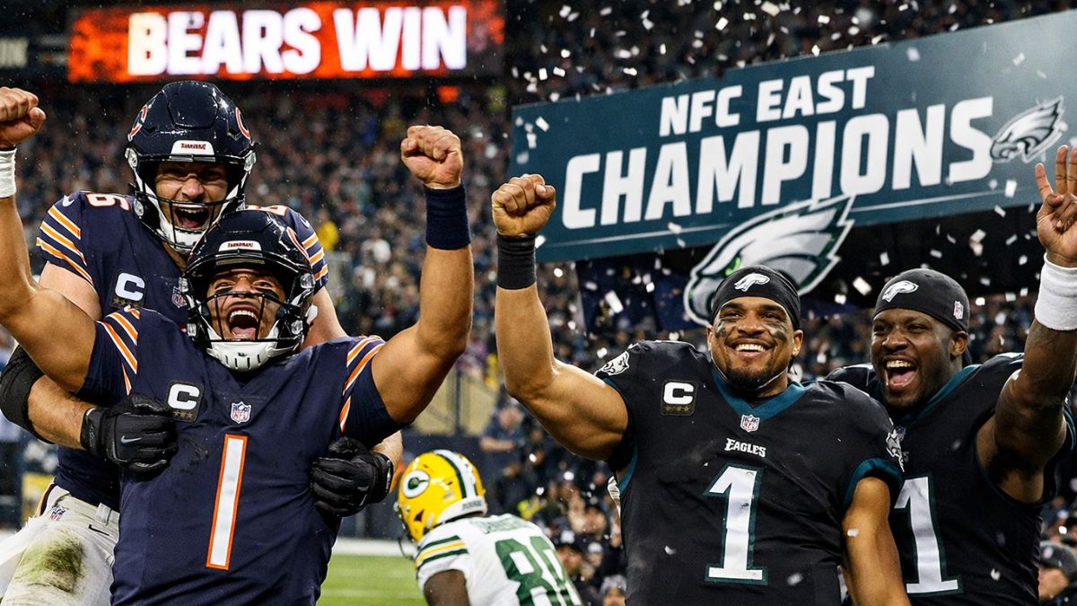 Bears OT Win Over Packers, Eagles Clinch NFC East