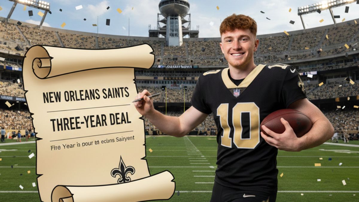Northern Irish Kicker Charlie Smyth Secures Three-Year Deal with New Orleans Saints Charlie Smyth Signs 3-Year Saints Contract