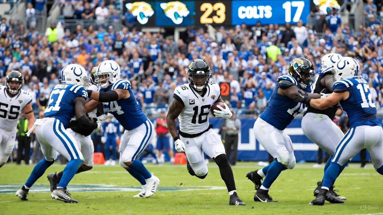 Jaguars Edge Colts in Gritty AFC South Battle, Move to Brink of Division Title