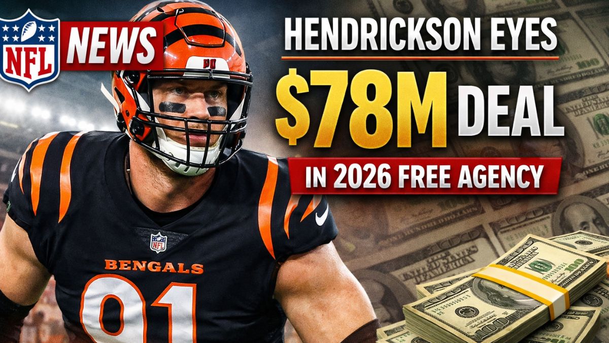 Bengals' Sack King Trey Hendrickson Poised for NFL's Richest Edge Rush Deal in 2026