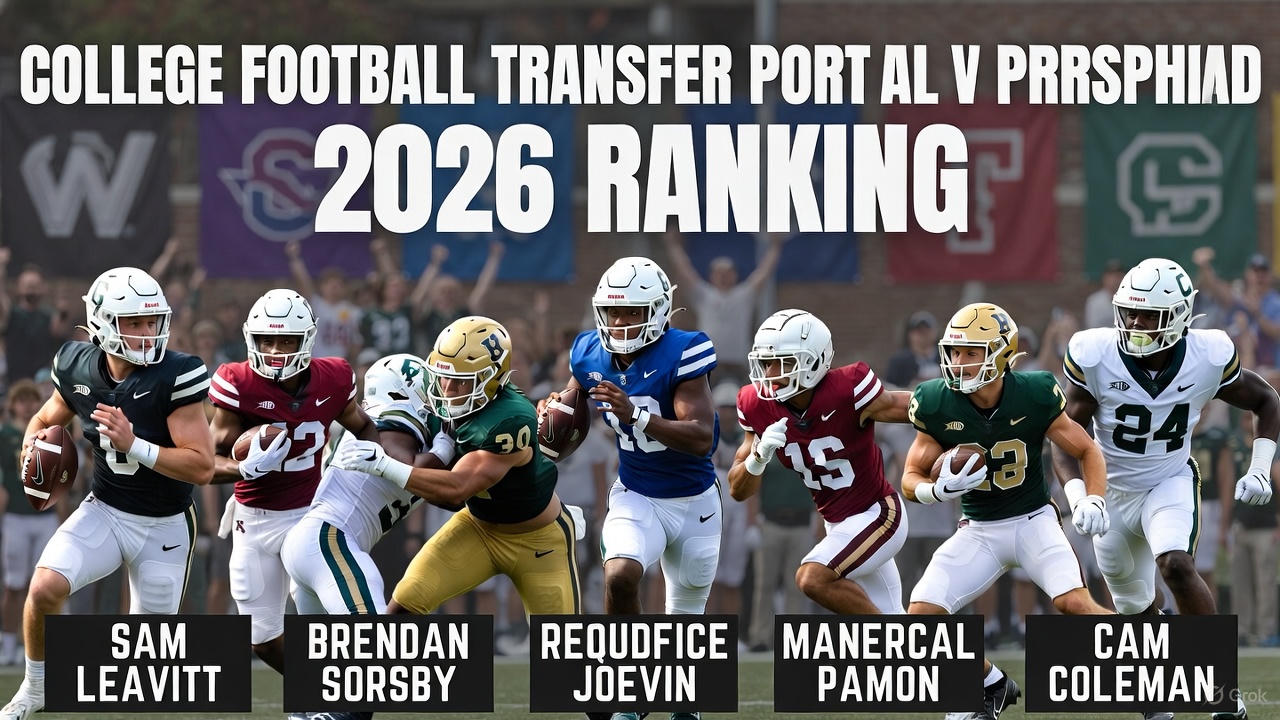 Ranking College Football Transfer Portal